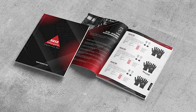 Referenz Hase Safety Gloves, Produktkatalog
